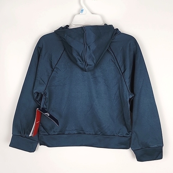 Reebok Youth Girls 2 Pc Set Matching Hoodie Sweatpants Hoops  Blue Teal Sz 4-5YA - Picture 4 of 10